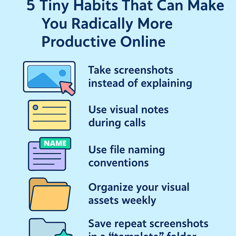 Cover Image for 5 Tiny Habits That Can Make You Radically More Productive Online