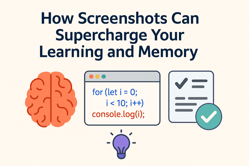 Cover Image for How Screenshots Can Supercharge Your Learning and Memory