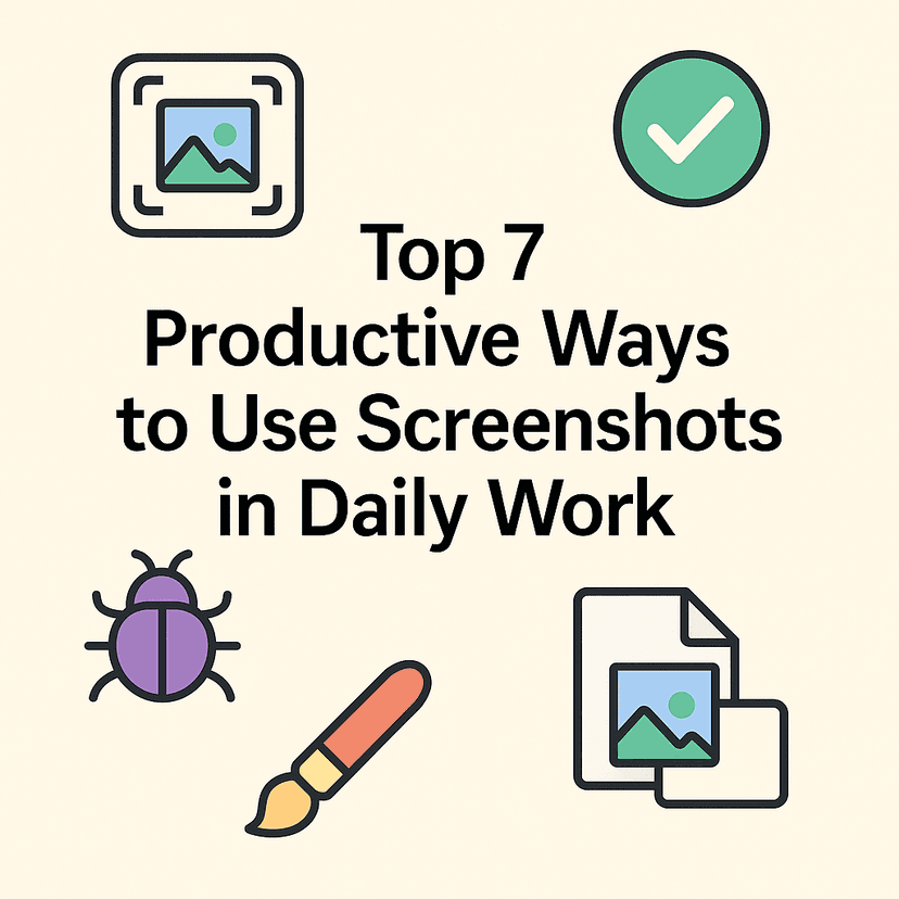 Cover Image for Top 7 Productive Ways to Use Screenshots in Daily Work